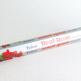 Divine Sansar-Box of Tulasi Real Rose incense sticks on a white background