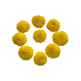 Fresh Yellow Marigold — 1 Packet (Bunch) for Puja, Garlands & Event Décor