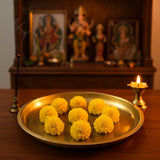 Fresh Yellow Marigold — 1 Packet (Bunch) for Puja, Garlands & Event Décor