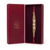 Chandan Sri sandalwood rakhi in Divine Sansar gift box