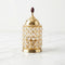 Crystal-Adorned Brass Akhand Diya - Crystal Diya Oil Lamp (3 Sizes)