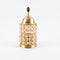 Large Crystal Diya brass oil lamp on white - Divine Sansar