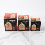 Crystal Diya packaging boxes three sizes - Divine Sansar