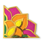 Aishwarya Kolam rangoli board filled with rangoli colour - Divine Sansar