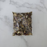 100 g Vedic havan samagri with herbs, roots and rose petals - Divine Sansar