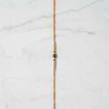Mangal Moti Pearl and Red Stone Rakhi on marble - Divine Sansar UAE
