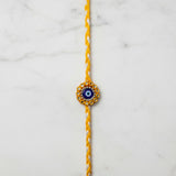 Evil eye mirror work nazar rakhi on marble - Divine Sansar