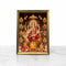 Navdurga photo frame A4 21 x 30 cm wooden golden frame with clear shatterproof front, Maa Durga and the nine forms - Divine Sansar