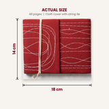 Bahi Khata dimensions 18 cm x 14 cm with 48 pages - Divine Sansar