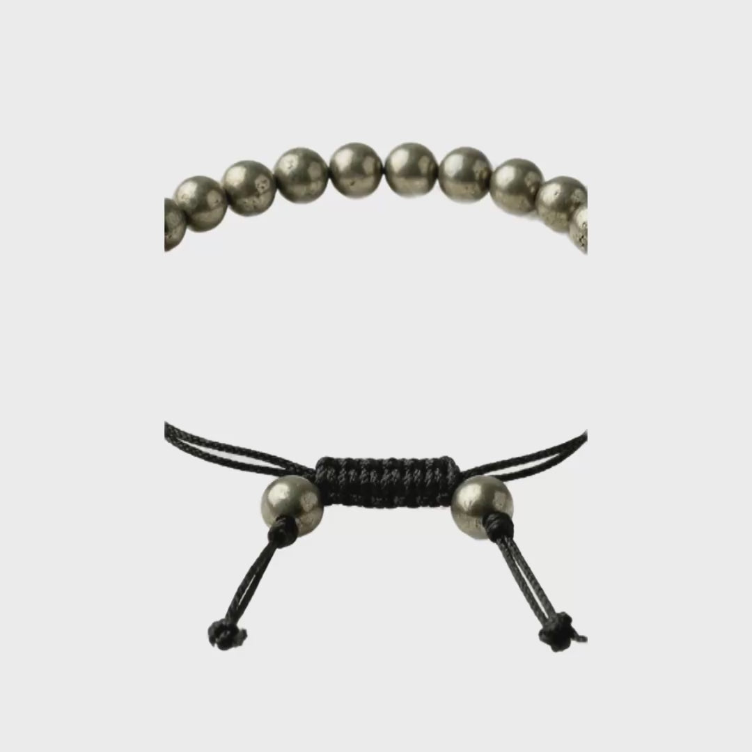Divine Sansar-Pyrite Braided bracelet Video
