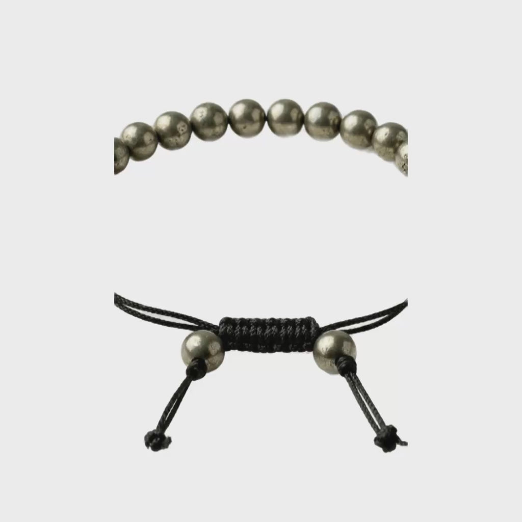 Divine Sansar-Pyrite Braided bracelet Video
