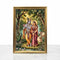 Radha Krishna Photo Frame A4 Wooden | Home Mandir
