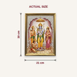 Ram Darbar photo frame A4 size chart 21 x 30 cm dimensions - Divine Sansar