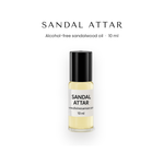 Sandal attar 10 ml alcohol-free sandalwood pooja perfume oil - Divine Sansar