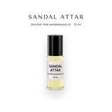 Sandal attar 10 ml alcohol-free sandalwood pooja perfume oil - Divine Sansar