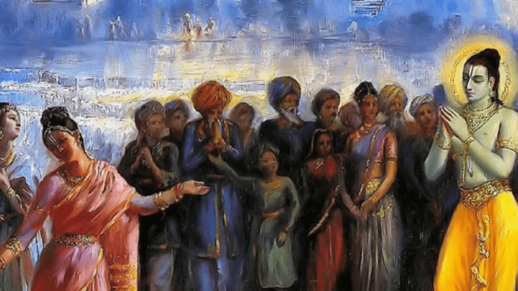 The event of Lord Rama's death