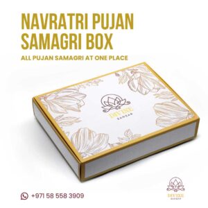 Divine Sansar Navratri Puja Box - 54-Item Ritual Set with Chunaris & Devi Shringar